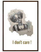 A2 (42 x 59.4  cm) / Cadre en bois foncé