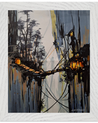 20x25 cm / 8x10″ / Cadre blanc / Prêt à être accroché