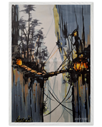 60x90 cm / 24x36″ / Cadre blanc / Prêt à être accroché