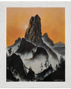 20x25 cm / 8x10″ / White frame / Ready-to-hang