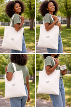 Cotton tote bag, "JOY &amp; FREEDOM" Collection – by EST.L arts