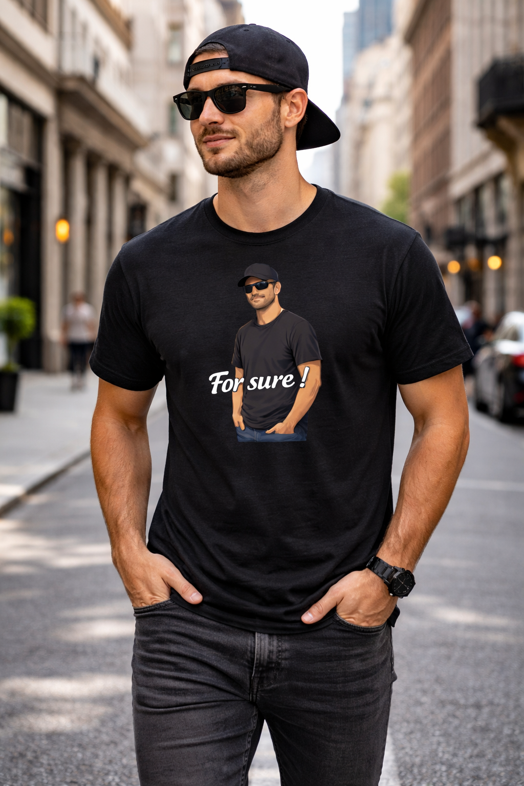 Fruit of the Loom® unisex t-shirt / For sure! 