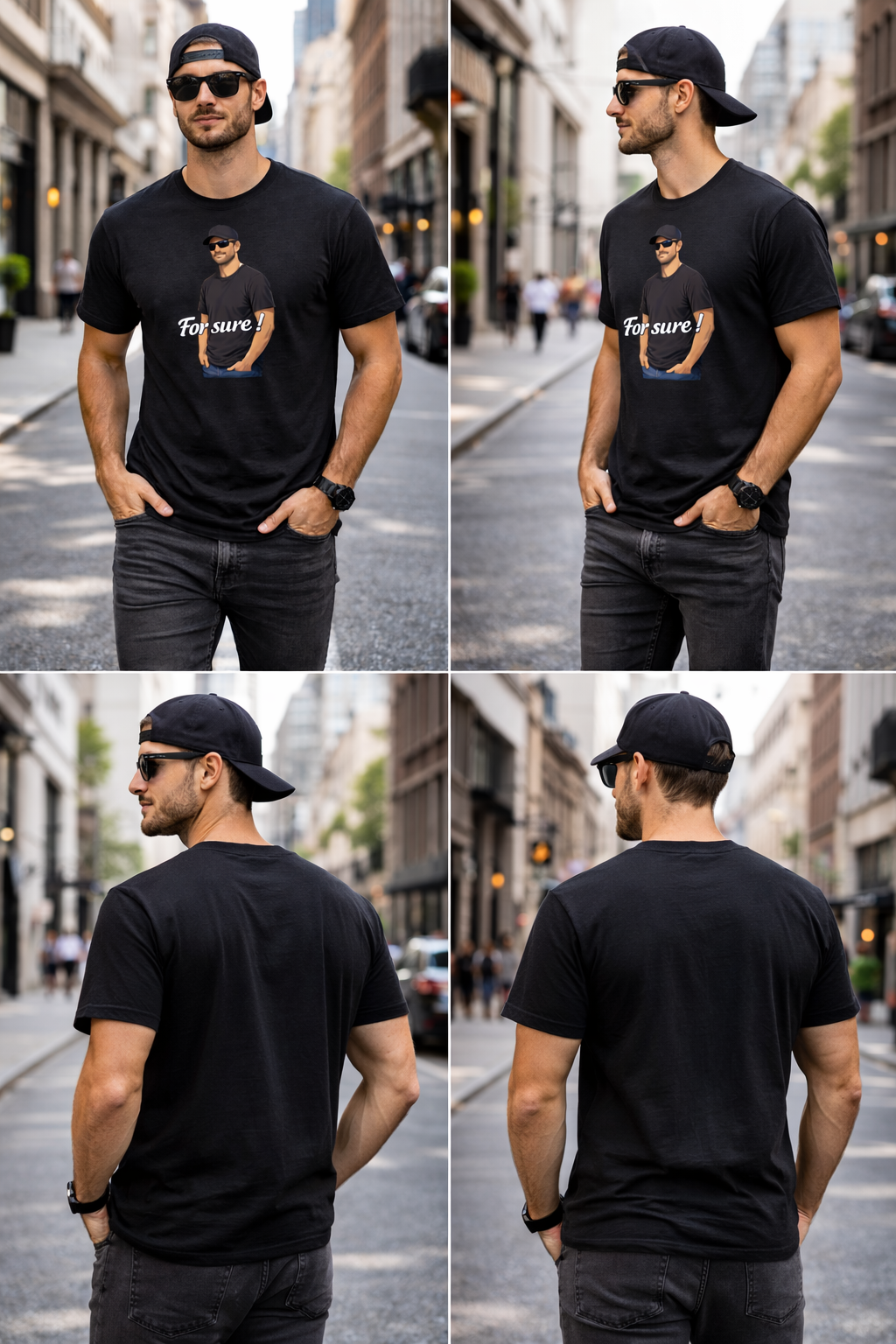 Fruit of the Loom® unisex t-shirt / For sure! 