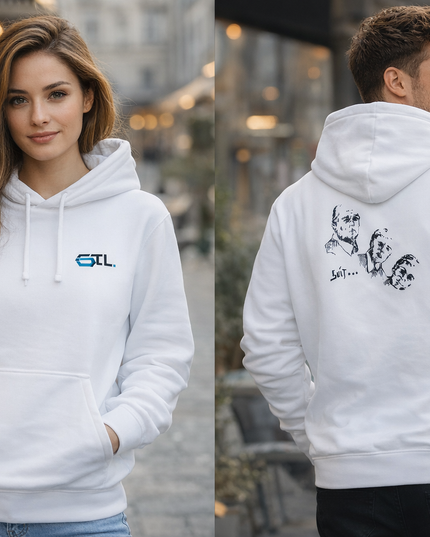 SUIT / Sweatshirt à capuche personnalisé  / Drummer 2.0 Stanley / Stella  - Unisexe - Coton Bio