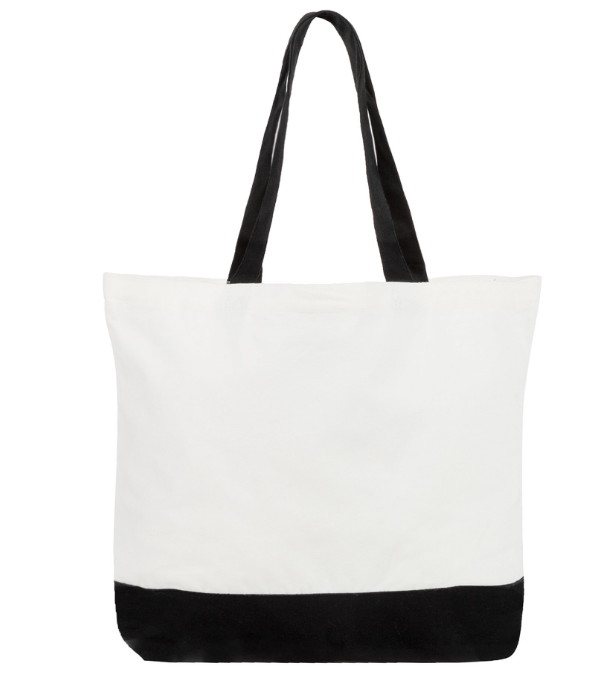 Large cotton tote bag, "Mushrooms" – by EST.L arts