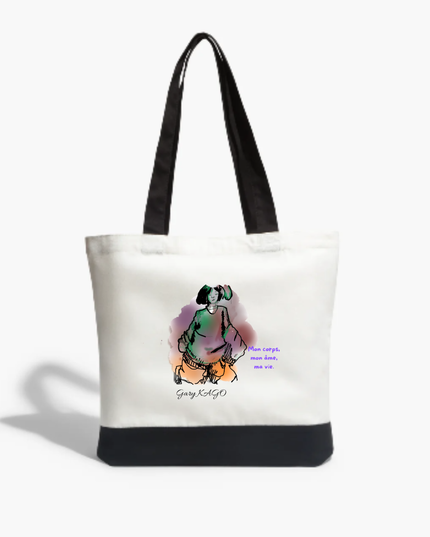 Large cotton tote bag - JOY & FREEDOM Collection – EST.L