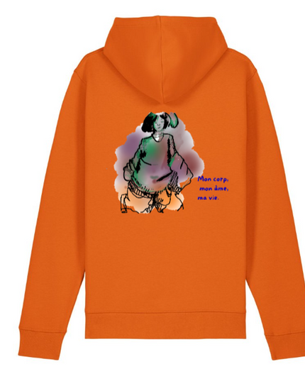 MY BODY / Custom Hoodie / - Unisex - Organic Cotton