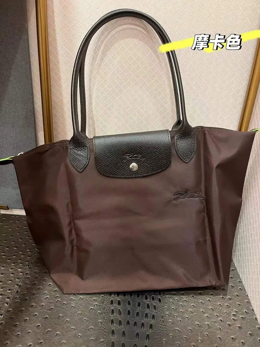Nouvelle mode à Long manche grand sac fourre-tout étanche femmes sacs sous les bras boulette sac simple épaule LONGCHAMP sacs à bandoulière