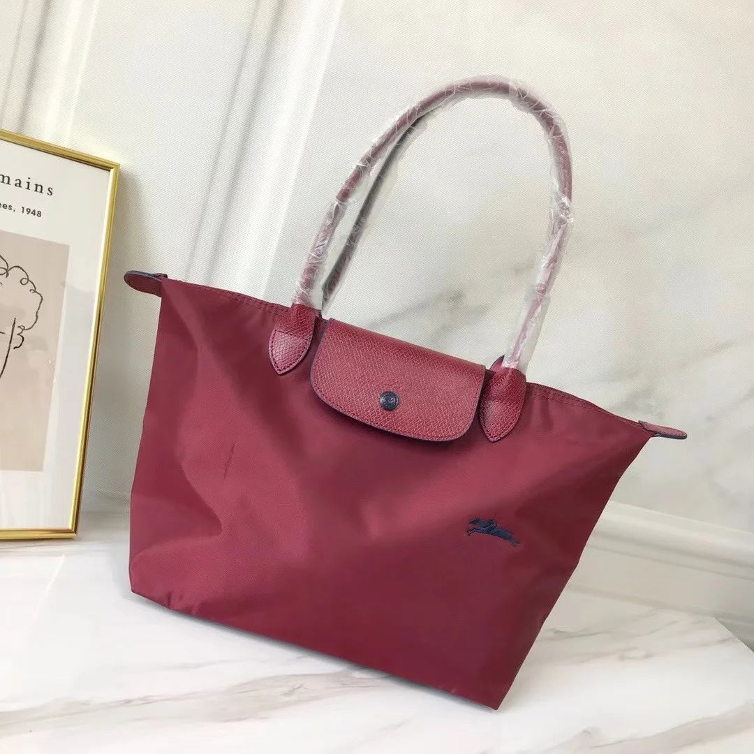 Nouvelle mode à Long manche grand sac fourre-tout étanche femmes sacs sous les bras boulette sac simple épaule LONGCHAMP sacs à bandoulière