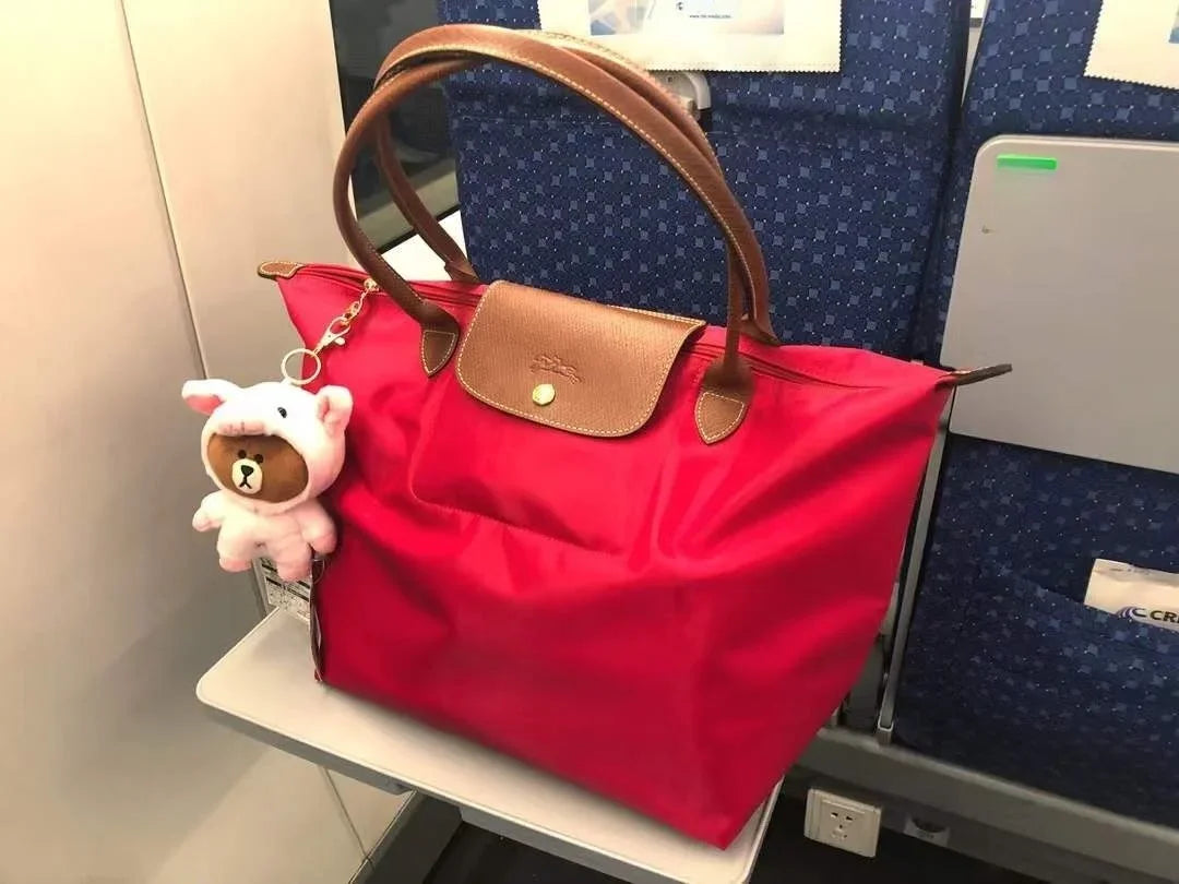 Nouvelle mode à Long manche grand sac fourre-tout étanche femmes sacs sous les bras boulette sac simple épaule LONGCHAMP sacs à bandoulière