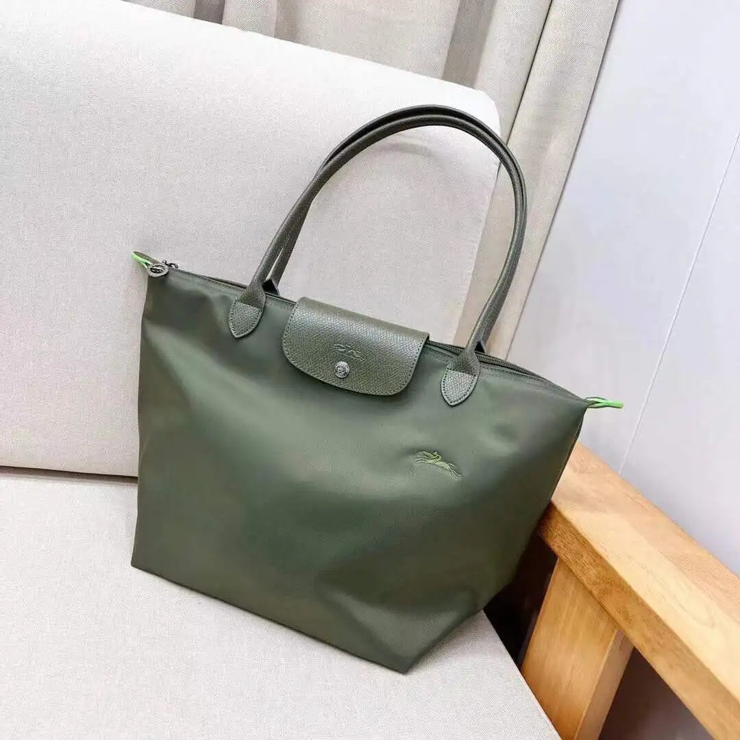 Nouvelle mode à Long manche grand sac fourre-tout étanche femmes sacs sous les bras boulette sac simple épaule LONGCHAMP sacs à bandoulière