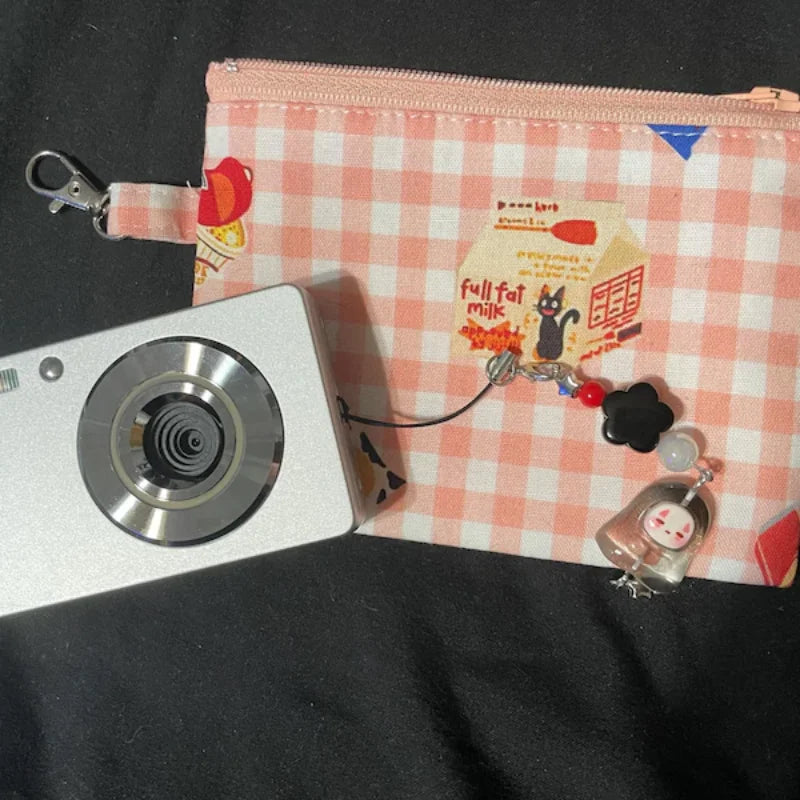 Breloque de lanière de téléphone Kaonashi sans visage, porte-clés en résine inspiré de l'anime Studio Ghibli, accessoires pendentif de sac à dos, cadeau Y2K