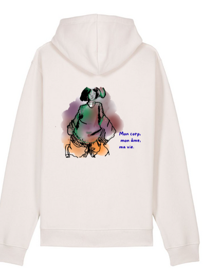 MY BODY / Custom Hoodie / - Unisex - Organic Cotton