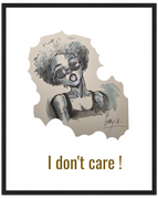 40x50 cm / 16x20″ / Cadre noir