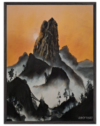 60x80 cm / 24x32″ / Black frame / Ready-to-hang