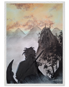 A1 (59.4 x 84.1  cm) / Cadre blanc / Prêt à être accroché