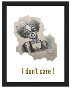 15x20 cm / 6x8″ / Cadre noir