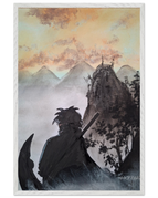 60x90 cm / 24x36″ / Cadre blanc / Prêt à être accroché