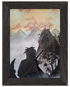 13x18 cm / 5x7″ / Cadre noir / Prêt à être accroché