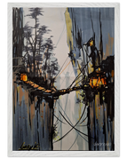 A2 (42 x 59.4  cm) / Cadre blanc / Prêt à être accroché