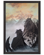 30x45 cm / 12x18″ / Cadre noir / Prêt à être accroché