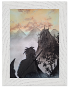 13x18 cm / 5x7″ / Cadre blanc / Prêt à être accroché