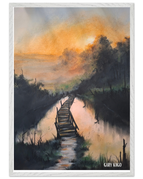 A1 (59.4 x 84.1  cm) / White frame / Ready-to-hang