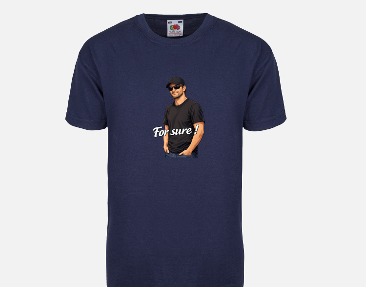 Fruit of the Loom® unisex t-shirt / For sure! 