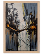 30x45 cm / 12x18″ / Cadre en bois / Prêt à être accroché