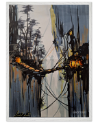 A1 (59.4 x 84.1  cm) / Cadre blanc / Prêt à être accroché