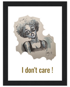 13x18 cm / 5x7″ / Cadre noir