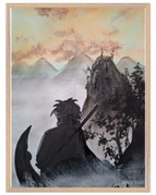 60x80 cm / 24x32″ / Cadre en bois / Prêt à être accroché