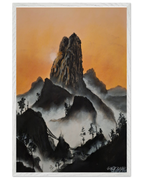 60x90 cm / 24x36″ / White frame / Ready-to-hang