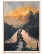 A1 (59.4 x 84.1  cm) / Wood frame / Ready-to-hang