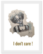 15x20 cm / 6x8″ / Cadre blanc