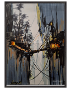 A1 (59.4 x 84.1  cm) / Cadre noir / Prêt à être accroché