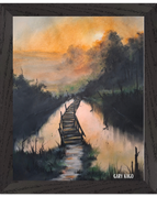 20x25 cm / 8x10″ / Black frame / Ready-to-hang