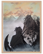 45x60 cm / 18x24″ / Cadre en bois / Prêt à être accroché