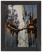 15x20 cm / 6x8″ / Cadre noir / Prêt à être accroché