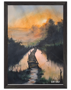 A3 (29.7 x 42  cm) / Black frame / Ready-to-hang