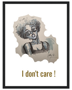 30x40 cm / 12x16″ / Cadre noir