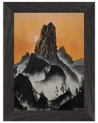 13x18 cm / 5x7″ / Black frame / Ready-to-hang