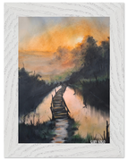 13x18 cm / 5x7″ / White frame / Ready-to-hang