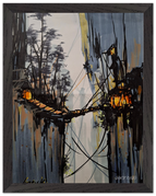 27x35 cm / 11x14″ / Cadre noir / Prêt à être accroché