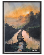 A2 (42 x 59.4  cm) / Black frame / Ready-to-hang