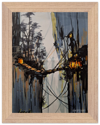 15x20 cm / 6x8″ / Cadre en bois / Prêt à être accroché