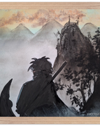 30x30 cm / 12x12″ / Cadre en bois / Prêt à être accroché