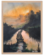 45x60 cm / 18x24″ / Wood frame / Ready-to-hang