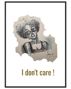 A1 (59.4 x 84.1  cm) / Cadre noir