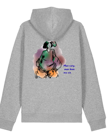 MY BODY / Custom Hoodie / - Unisex - Organic Cotton